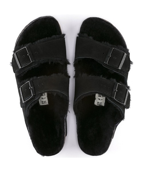 BIRKENSTOCK(ビルケンシュトック)の「【公式】ビルケンシュトック Arizona Shearling/アリゾナ シアリング スエードレザー(サンダル・メンズ・ブラック・23cm【ナロー幅】/22.5cm【ナロー幅】/25cm【ナロー幅】/24.5cm【ナロー幅】)」の5枚目の写真