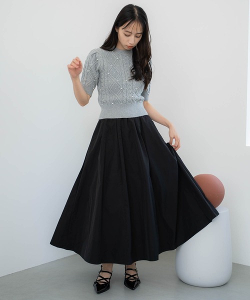 NOELA（ノエラ）の「ケーブルパールニット（ニット/セーター・レディース・オフホワイト/グレー/ピンク・フリー）」の18枚目の写真