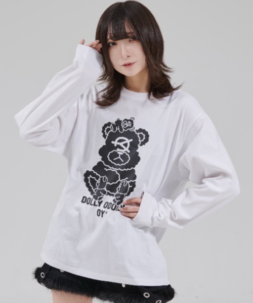 OPENYARD OY ホワイト パーカー&長袖Tシャツ セット OPENYARD OY ホワイト パーカー&長袖Tシャツ セット