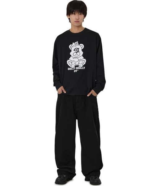OY（オーワイ）の「『OY/オーワイ』MULTI DOLLY L/S TEE/マルチオードリー長袖Tシャツ（Tシャツ/カットソー・レディース・ブラック/ホワイト・L/M）」の11枚目の写真