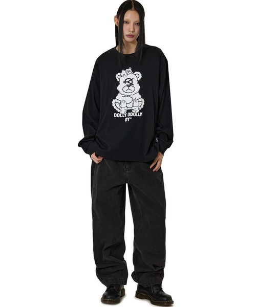 OY（オーワイ）の「『OY/オーワイ』MULTI DOLLY L/S TEE/マルチオードリー長袖Tシャツ（Tシャツ/カットソー・レディース・ブラック/ホワイト・L/M）」の12枚目の写真