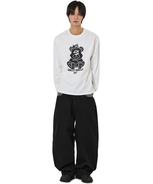 OY（オーワイ）の「『OY/オーワイ』MULTI DOLLY L/S TEE/マルチオードリー長袖Tシャツ（Tシャツ/カットソー・レディース・ブラック/ホワイト・L/M）」の10枚目の写真