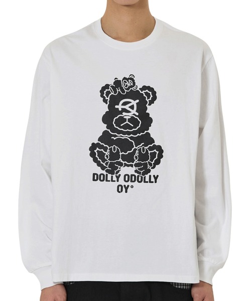 OY（オーワイ）の「『OY/オーワイ』MULTI DOLLY L/S TEE/マルチオードリー長袖Tシャツ（Tシャツ/カットソー・レディース・ブラック/ホワイト・L/M）」の3枚目の写真