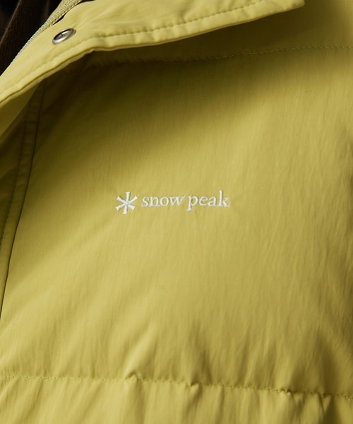 Snow Peak(スノーピーク)の「Snow Peak / Everyday Down Vest ダウンベスト(ダウンベスト・メンズ・ブラック/チャコール/ライトグリーン・L/M/S/XL/1)」の10枚目の写真