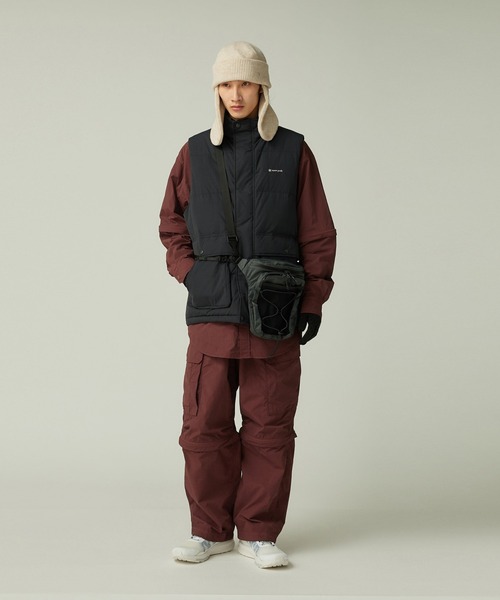 Snow Peak(スノーピーク)の「Snow Peak / Everyday Down Vest ダウンベスト(ダウンベスト・メンズ・ブラック/チャコール/ライトグリーン・L/M/S/XL/1)」の4枚目の写真
