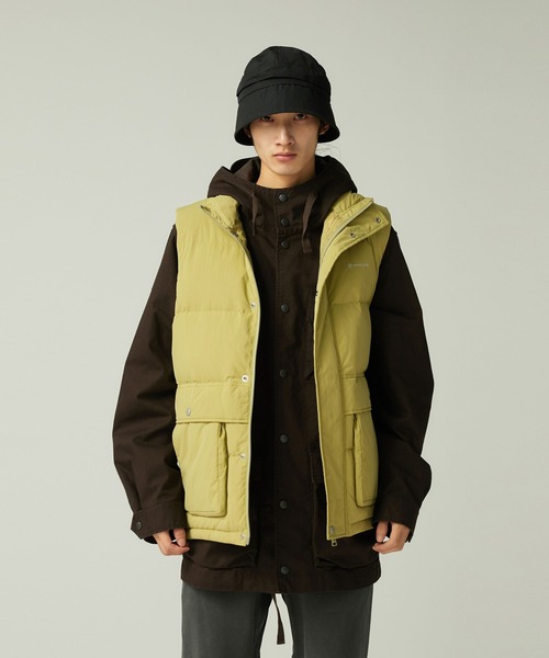 Snow Peak(スノーピーク)の「Snow Peak / Everyday Down Vest ダウンベスト(ダウンベスト・メンズ・ブラック/チャコール/ライトグリーン・L/M/S/XL/1)」の7枚目の写真