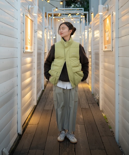 Snow Peak(スノーピーク)の「Snow Peak / Everyday Down Vest ダウンベスト(ダウンベスト・メンズ・ブラック/チャコール/ライトグリーン・L/M/S/XL/1)」の18枚目の写真