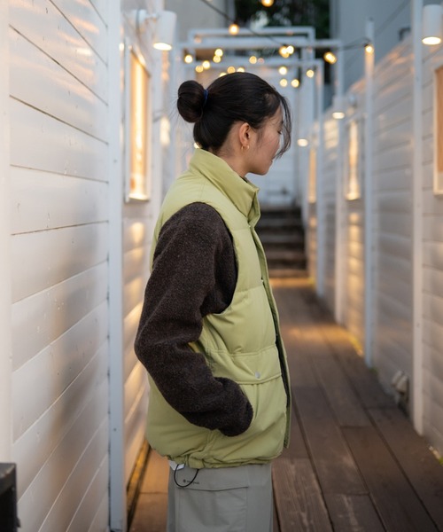 Snow Peak(スノーピーク)の「Snow Peak / Everyday Down Vest ダウンベスト(ダウンベスト・メンズ・ブラック/チャコール/ライトグリーン・L/M/S/XL/1)」の20枚目の写真