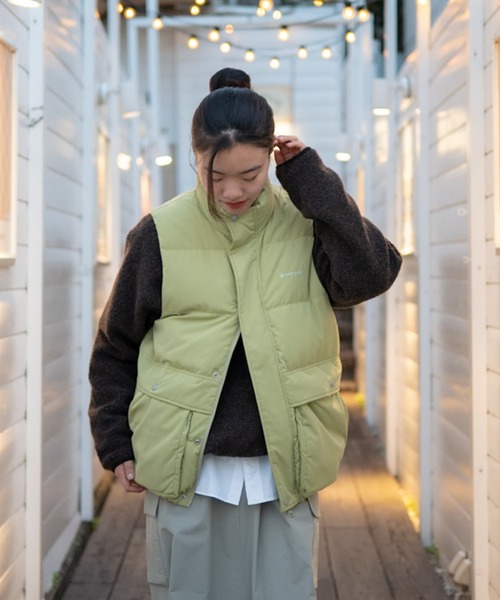 Snow Peak(スノーピーク)の「Snow Peak / Everyday Down Vest ダウンベスト(ダウンベスト・メンズ・ブラック/チャコール/ライトグリーン・L/M/S/XL/1)」の22枚目の写真