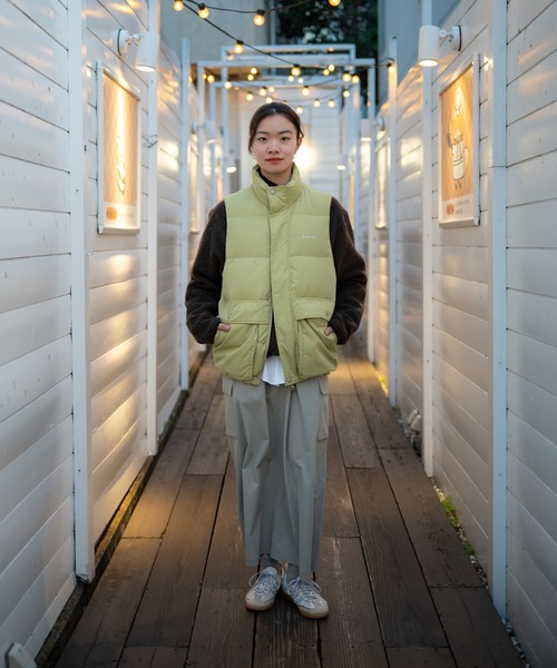 Snow Peak(スノーピーク)の「Snow Peak / Everyday Down Vest ダウンベスト(ダウンベスト・メンズ・ブラック/チャコール/ライトグリーン・L/M/S/XL/1)」の17枚目の写真