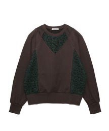 アンダーカバー UNDERCOVER クロップド丈 スウエット トレーナー 茶 アンダーカバー UNDERCOVER クロップド丈 スウエット トレーナー 茶