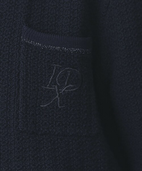 index(インデックス)の「ロゴ刺繍クルーカーディガン【洗濯機洗い可】(カーディガン/ボレロ・レディース・グリーン系/ベージュ系その他7/ネイビー・42/40/38/36)」の14枚目の写真