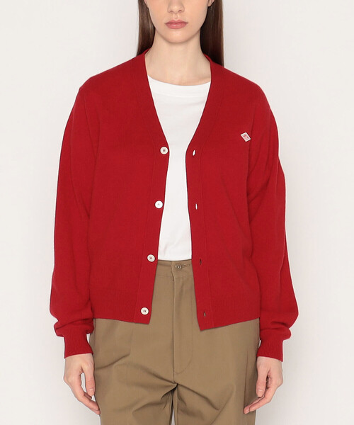 WOMEN'S LAMBSWOOL V-NECK KNIT CARDIGAN（カーディガン/ボレロ