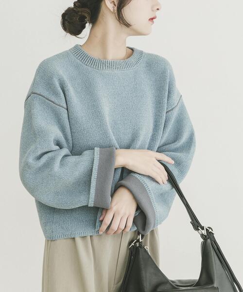 洗濯可』ダブルフェイスモールニット（ニット/セーター）｜ITEMS