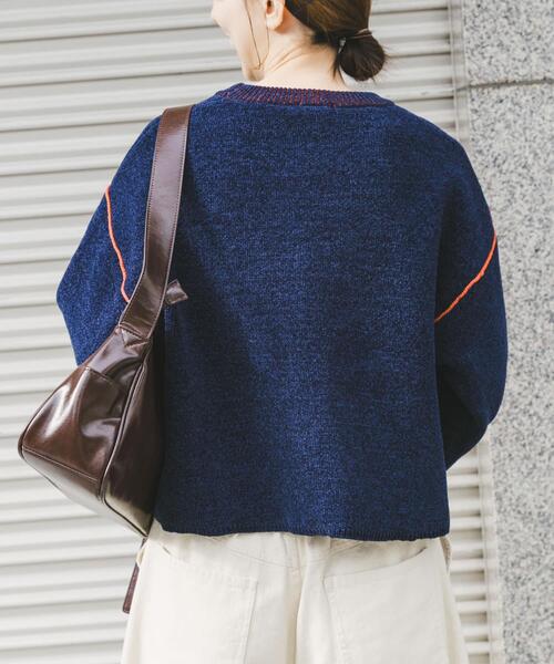 w272.パワショルニット×. きらめきパワショルニット/MAJESTIC LEGON(マジェスティックレゴン