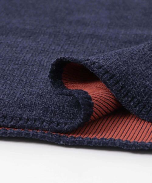 ITEMS URBANRESEARCH（アイテムズ アーバンリサーチ）の「『洗濯可/毛玉防止』ダブルフェイスモールニット（ニット/セーター・レディース・アイボリー/ブルー/モカ/ネイビー/ブラウン系その他・FREE）」の11枚目の写真