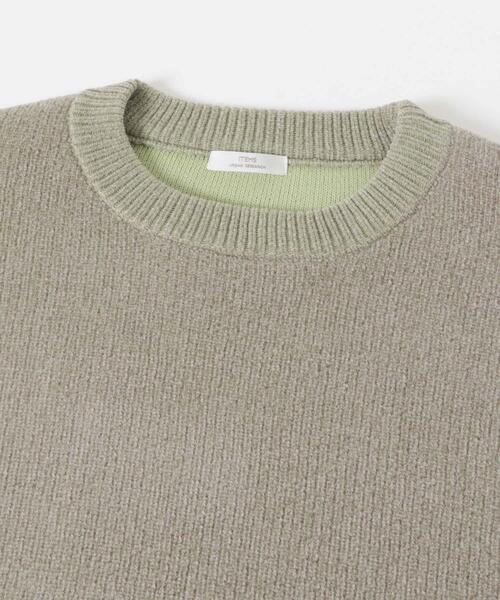 ITEMS URBANRESEARCH（アイテムズ アーバンリサーチ）の「『洗濯可/毛玉防止』ダブルフェイスモールニット（ニット/セーター・レディース・アイボリー/ブルー/モカ/ネイビー/ブラウン系その他・FREE）」の18枚目の写真