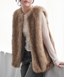 VENCEEXCHANGE | シャギーファーベスト(ベスト)