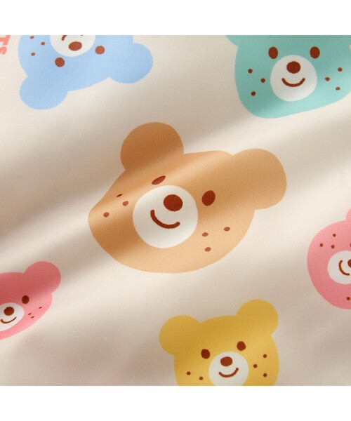 HOT BISCUITS（ホットビスケッツ）の「カラフルビーンズ 裏ボアフリース リバーシブル総柄マント（ポンチョ・キッズ・マルチ・フリー(70-90cm)）」の8枚目の写真