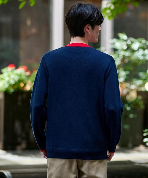 DRESSTERIOR(ドレステリア)の「エンブロイダリー ニットカーディガン(カーディガン/ボレロ・メンズ・グレー/ネイビー・92/91/90/94)」の8枚目の写真