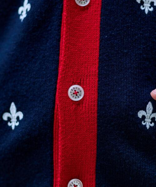 DRESSTERIOR(ドレステリア)の「エンブロイダリー ニットカーディガン(カーディガン/ボレロ・メンズ・グレー/ネイビー・92/91/90/94)」の11枚目の写真