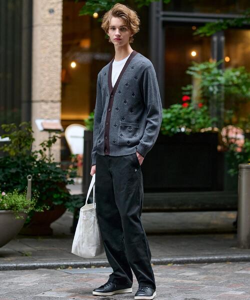 DRESSTERIOR(ドレステリア)の「エンブロイダリー ニットカーディガン(カーディガン/ボレロ・メンズ・グレー/ネイビー・92/91/90/94)」の12枚目の写真