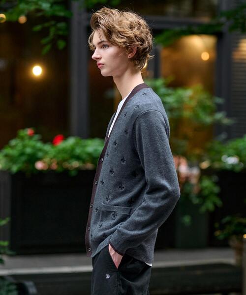 DRESSTERIOR(ドレステリア)の「エンブロイダリー ニットカーディガン(カーディガン/ボレロ・メンズ・グレー/ネイビー・92/91/90/94)」の16枚目の写真