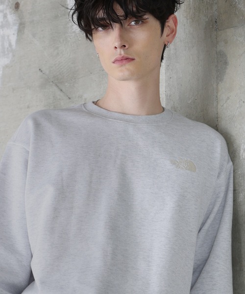 THE NORTH FACE（ザノースフェイス）の「THE NORTH FACE 国内未発売ベーシック コットン ワンポイント ロゴ スウェットM'S CORE SWEATSHIRTS（スウェット・メンズ・シルバー/ラベンダー/クリーム/ブラック・XL/L/M/S）」の4枚目の写真