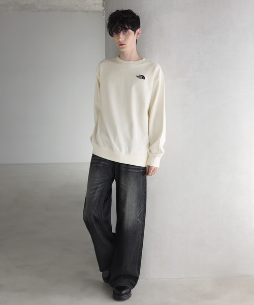 THE NORTH FACE（ザノースフェイス）の「THE NORTH FACE 国内未発売ベーシック コットン ワンポイント ロゴ スウェットM'S CORE SWEATSHIRTS（スウェット・メンズ・シルバー/ラベンダー/クリーム/ブラック・XL/L/M/S）」の17枚目の写真