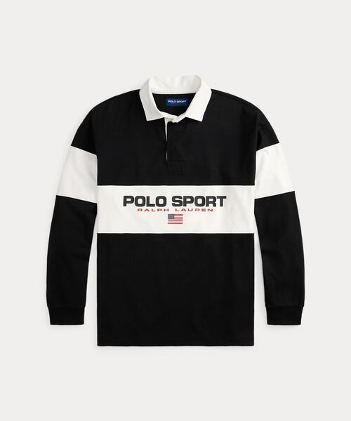 POLO Ralph Lauren THE BIG FIT ラガーシャツ S ビッグ フィット ストライプド ジャージー ラグビー シャツ