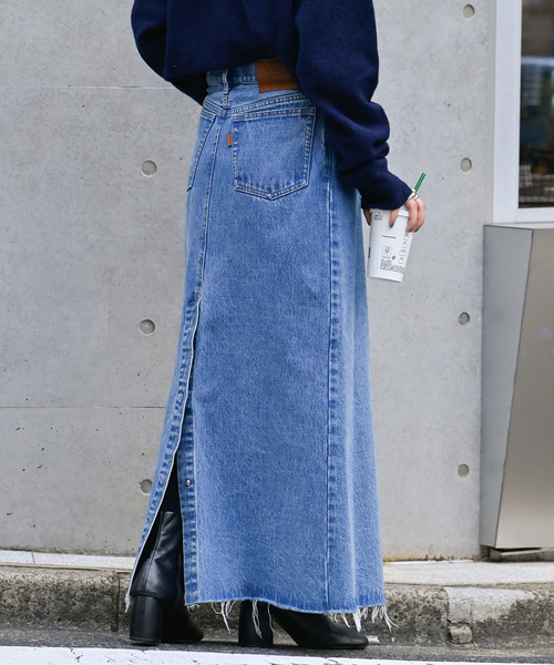 アウトドアプロダクツ　デニムスカート 追加2 ULTデニムスリットリーンスカート（デニムスカート）｜OUTDOOR