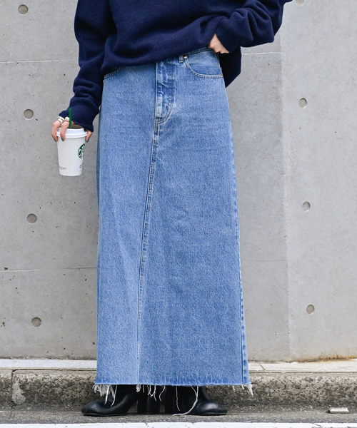 追加2 ULTデニムスリットリーンスカート（デニムスカート）｜OUTDOOR