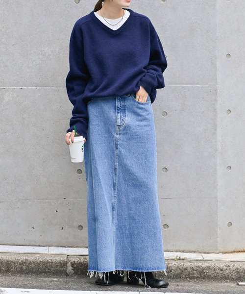 追加2 ULTデニムスリットリーンスカート（デニムスカート）｜OUTDOOR