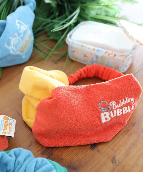niko and...(ニコアンド)の「【Bubbling BUBBLE】ヘアバンド(ヘアバンド・レディース・オレンジ/ブルー・0)」の2枚目の写真