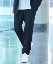 nissen（ニッセン）の「セットアップ可能　ふくれ織風カットソーテーパードパンツ　(M～10Lサイズ)（スラックス）」