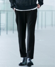 nissen（ニッセン）の「セットアップ可能　ふくれ織風カットソーテーパードパンツ　(M～10Lサイズ)（スラックス）」