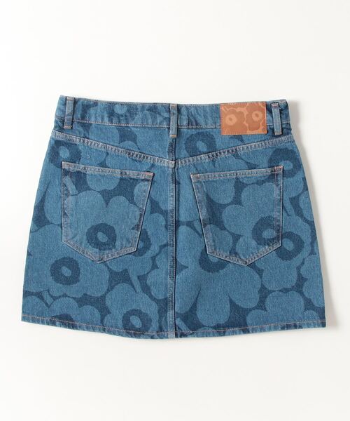 marimekko（マリメッコ）の「【ノベルティ付】《Maridenim》 Ruudut Unikko / skirt（デニムスカート・レディース・インディゴブルー・40/38/34/36）」の11枚目の写真