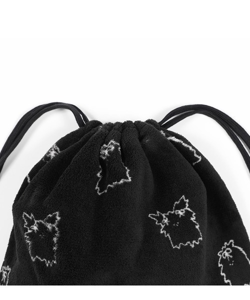 FANCY CLUB(ファンシークラブ)の「【FANCY X DUSTY】Zzz DUSTY SALON PAJAMA GYM SACK / 【ファンシー X ダスティ】Zzzダスティーサロンパジャマリュック(バックパック/リュック・レディース・スカイブルー/ブラック・ONE SIZE)」の9枚目の写真