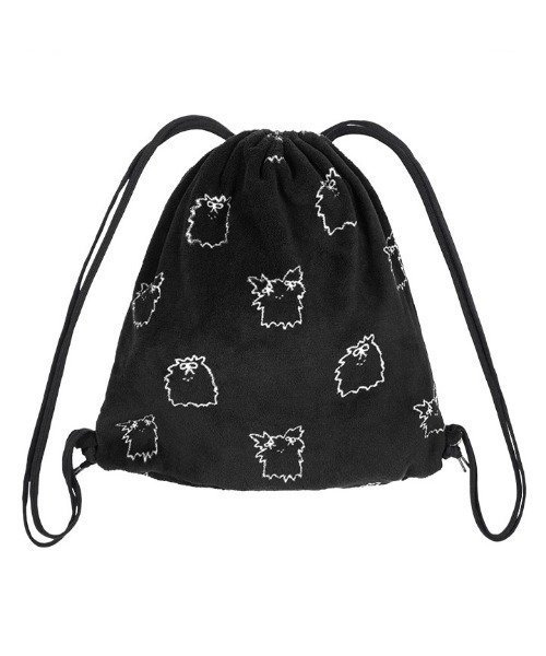 FANCY CLUB(ファンシークラブ)の「【FANCY X DUSTY】Zzz DUSTY SALON PAJAMA GYM SACK / 【ファンシー X ダスティ】Zzzダスティーサロンパジャマリュック(バックパック/リュック・レディース・スカイブルー/ブラック・ONE SIZE)」の8枚目の写真