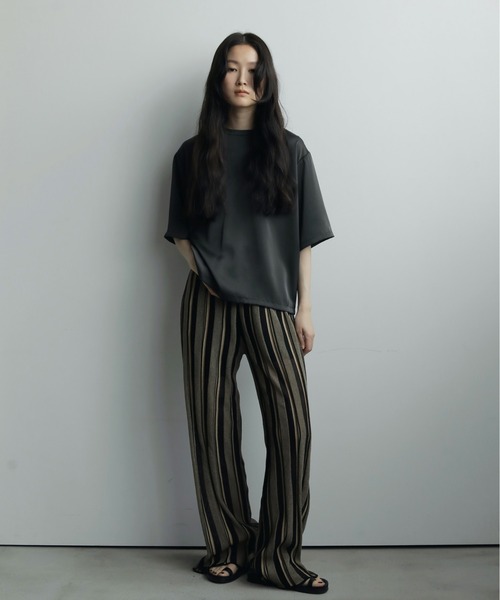 セール】Satin Over Tops（Tシャツ/カットソー）｜anuke（アンヌーク