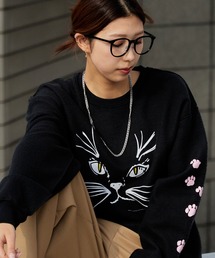 JERZEES | JERZEES/ジャージーズ CAT FACE OTHER-SIDE CREWSWEAT スウェット(スウェット)