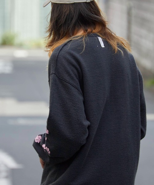 JERZEES（ジャージーズ）の「JERZEES/ジャージーズ CAT FACE OTHER-SIDE CREWSWEAT スウェット（スウェット・メンズ・レッド/ブラック・XL/L/M）」の10枚目の写真