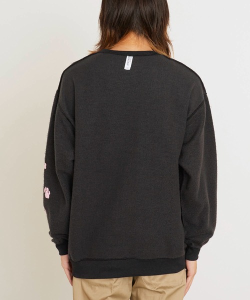 JERZEES（ジャージーズ）の「JERZEES/ジャージーズ CAT FACE OTHER-SIDE CREWSWEAT スウェット（スウェット・メンズ・レッド/ブラック・XL/L/M）」の13枚目の写真