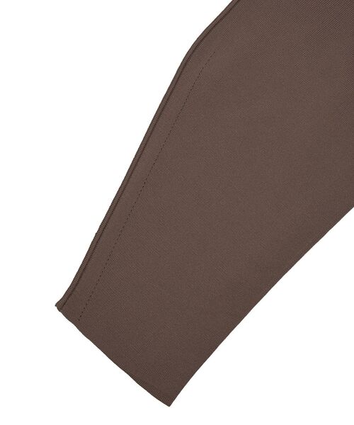 ELENCARE DUE（エレンカーレデュエ）の「・ELENCARE DUE ニットシングルジャケット（カーディガン/ボレロ・レディース・ブラウン/ブラック/グレイッシュベージュ・FREE）」の16枚目の写真