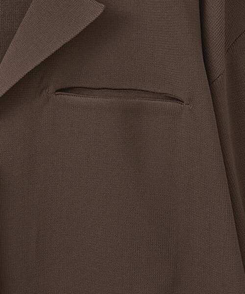 ELENCARE DUE（エレンカーレデュエ）の「・ELENCARE DUE ニットシングルジャケット（カーディガン/ボレロ・レディース・ブラウン/ブラック/グレイッシュベージュ・FREE）」の18枚目の写真