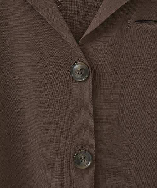 ELENCARE DUE（エレンカーレデュエ）の「・ELENCARE DUE ニットシングルジャケット（カーディガン/ボレロ・レディース・ブラウン/ブラック/グレイッシュベージュ・FREE）」の19枚目の写真