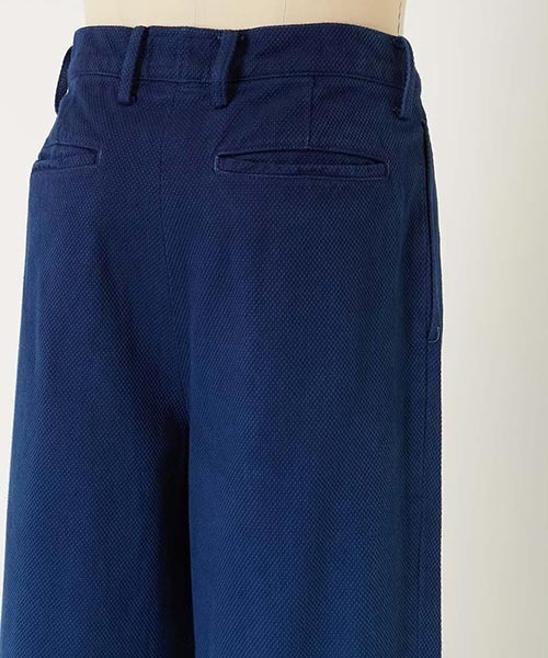 BLUE BLUE JAPAN（ブルーブルージャパン）の「JAPAN DORAKU REWORK ホンアイグラデーションサシコトラウザース（スラックス・メンズ・インディゴブルー・L/XL/M/S）」の6枚目の写真