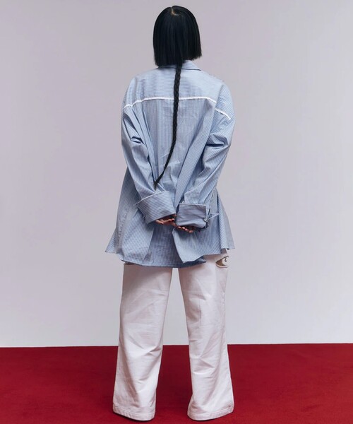 JOSEMOON/ジョゼムーン】JOSEMOON STRIPE SHIRT/ジョゼムーン