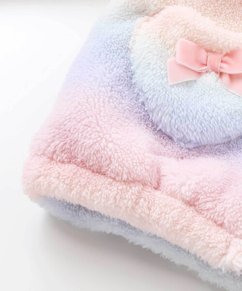 SLAP SLIP（スラップスリップ）の「ハートポケットオーロラボアジャケット(80~130cm)（ブルゾン・キッズ・パープル系その他/ピンク系その他・80ｃｍ/100cm/120cm/90cm/110cm/130cm）」の15枚目の写真