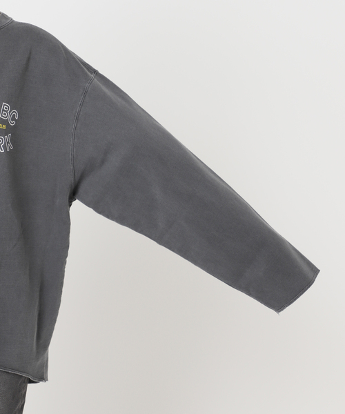 JOURNAL STANDARD relume(ジャーナルスタンダード レリューム)の「《追加》【HOLIDAYS COMFORT】USAコットンインレイウラケプルオーバー(Tシャツ/カットソー・レディース・ブラック系その他/グレー/ブラウン/モスグリーン/パープル・FREE)」の20枚目の写真